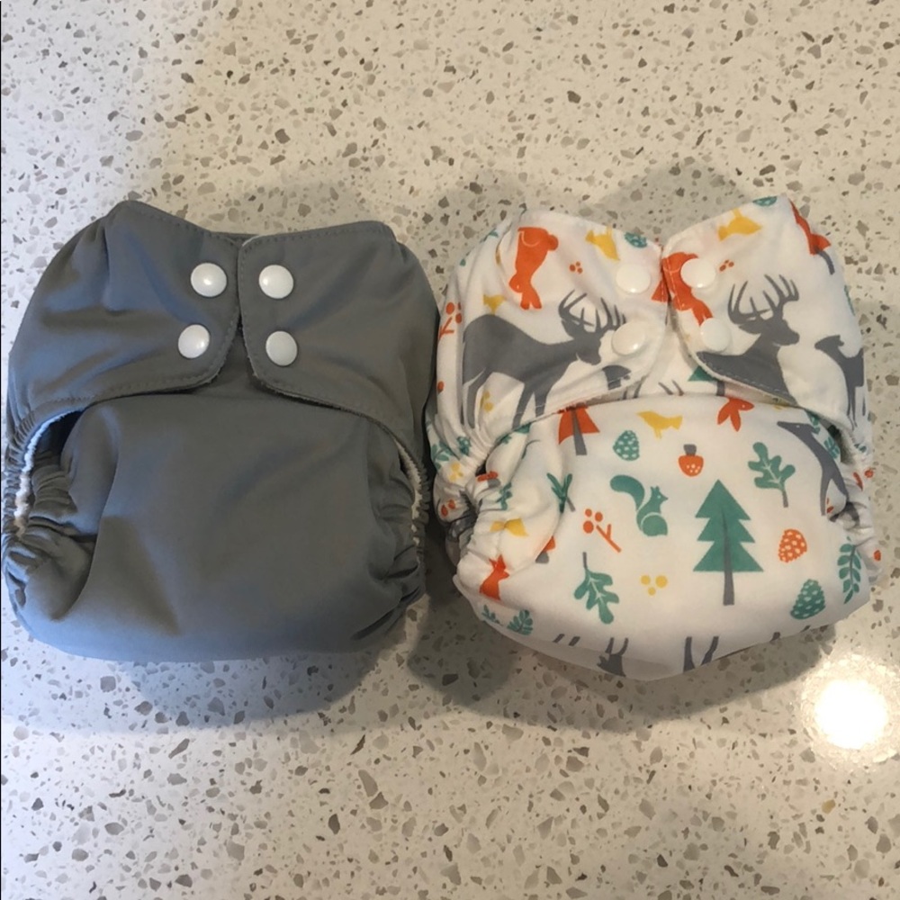 Two thirsty’s brand all in one cloth diapers